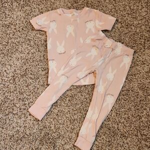 Carter's Pink Bunny Pajama Set